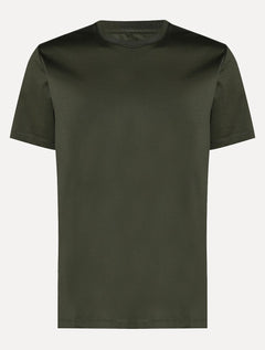 Camiseta Aramis Masculina Mercerizedo Interlock Verde Escuro