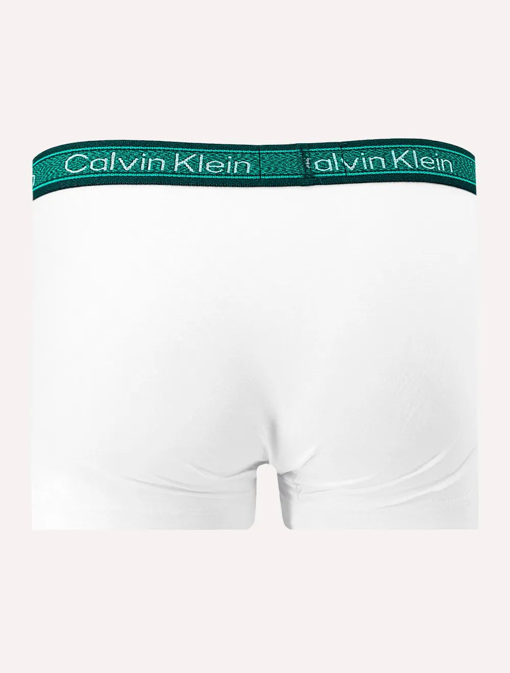 Cueca Calvin Klein Trunk Modal Green Stripe Branca C10.12 BR00 1UN