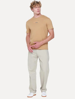 Camiseta Calvin Klein Masculina Sustainable NY Address Marrom Claro