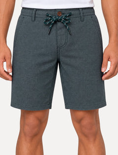 Bermuda Aramis Masculina Chino Cotton Sarja Cadarço Azul Marinho Mescla