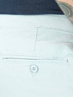 Bermuda Sergio K Chino Sarja Elastano Com Fivela S26 Azul Claro