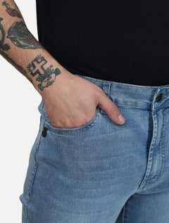 Calça John John Jeans Masculina Skinny Low US Azul Claro