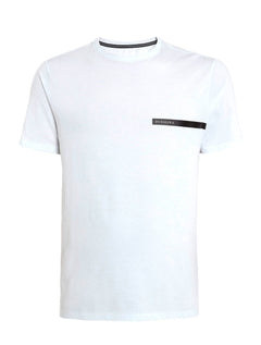 Camiseta Dudalina Masculina Regular Antiviral Logo Transfer Branca