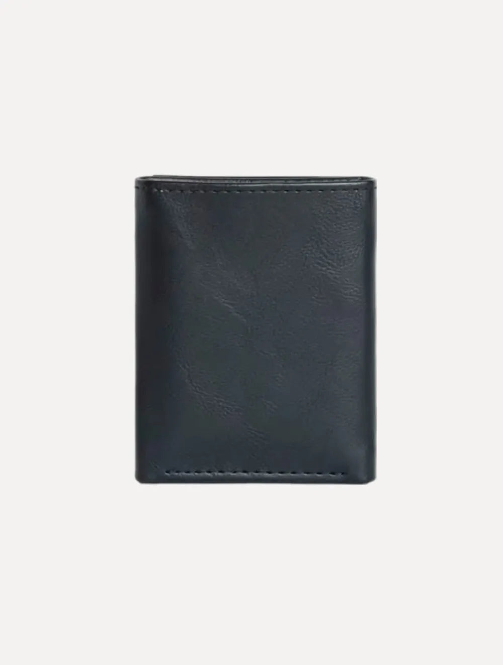 Carteira Levis Masculina Couro Vertical Slim Trifold Preta
