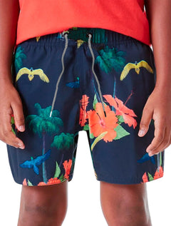 Short Reserva D'Água Beachwear Malibu Azul Marinho