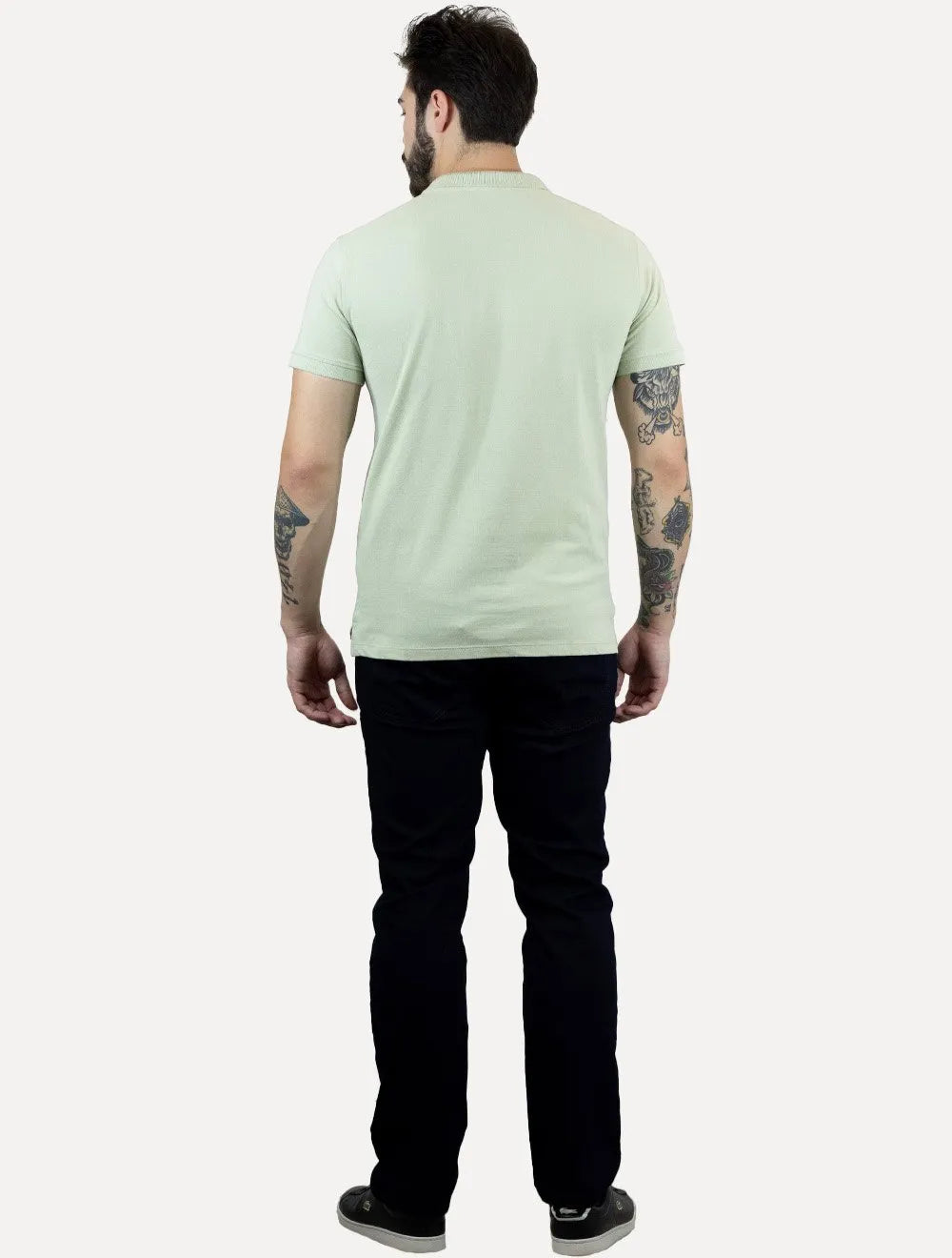 Polo Dudalina Piquet Essentials Cotton Basica Modal Verde Sálvia