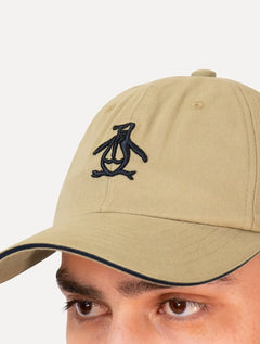 Boné Original Penguin Masculino Tradicional Bordado Cáqui