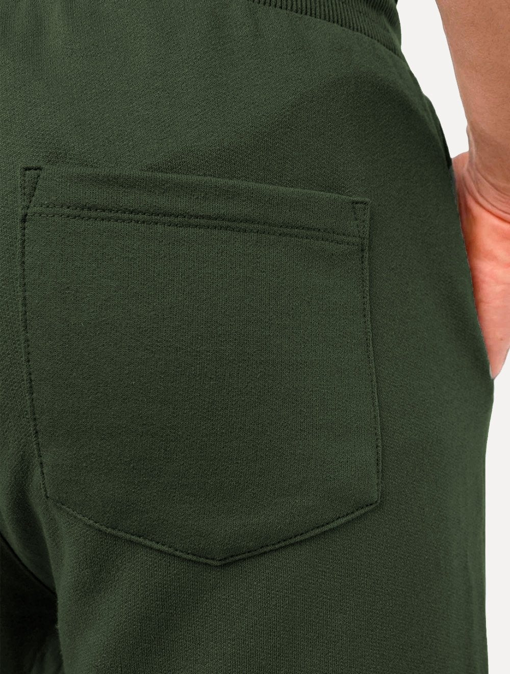 Calça John John Moletom Masculina New Basic Rusty Verde Escuro