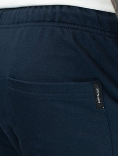 Bermuda King & Joe Masculina Moletom Comfort Logo Rubber Azul Marinho