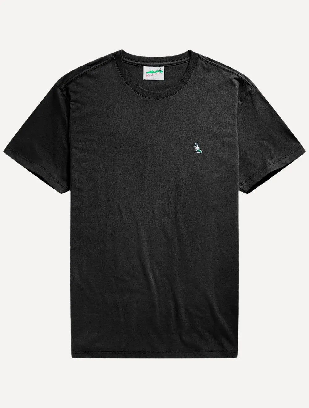 Camiseta Reserva Masculina Regular Patch Tricolor Preta