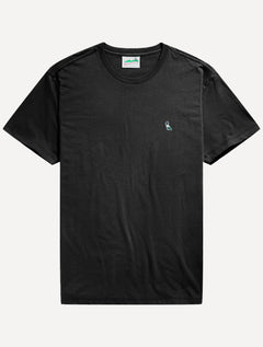 Camiseta Reserva Masculina Regular Patch Tricolor Preta