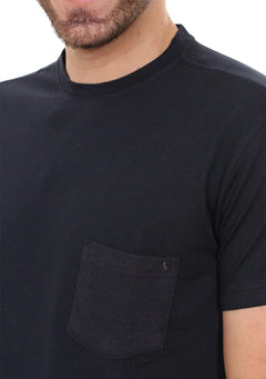 Camiseta Reserva Masculino Pocket Seja Emocionante Azul Marinho