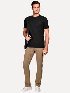 Camiseta Aramis Masculina Crewneck Basic Lisa Preta