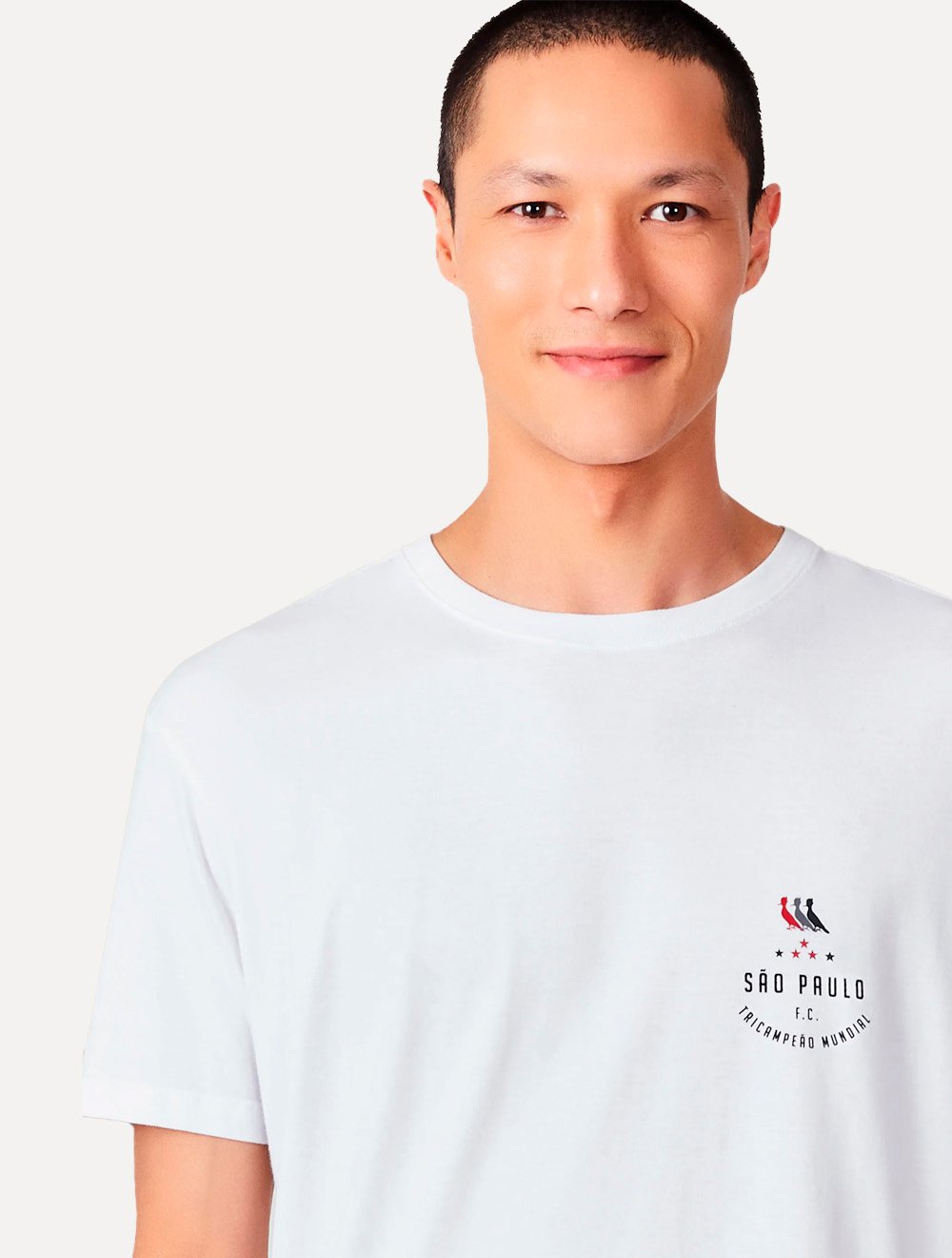 Camiseta Reserva Masculina São Paulo FC Chest Branca