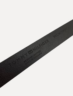 Cinto Tommy Hilfiger Masculino Couro Adan Leather Preto
