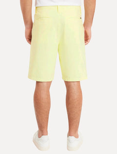 Bermuda Aramis Masculina Sarja Chino Cós Chambray Amarelo Neon