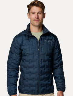 Jaqueta Columbia Masculina Delta Ridge II Down Sem Capuz Azul Marinho