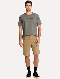 Camiseta John John Masculina Regular Fit JJ Flat Cinza Médio
