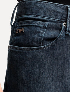 Calça Jeans Empório Armani Masculina J06 Slim Fit Azul