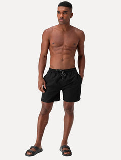 Short Aramis Masculino D'Água Elastico Logo Preto
