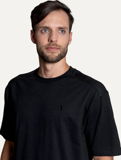 Camiseta Aleatory Masculina Black Icon Preta