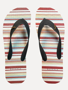 Chinelo Reserva Masculino RSV Canelado Listras Branco