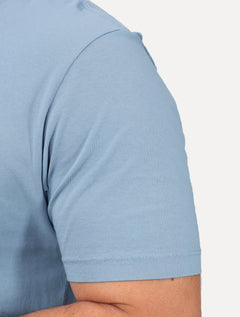 Camiseta John John Masculina Regular Clean Graphic Azul Claro