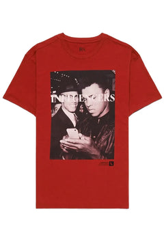 Camiseta Reserva Masculina Influencers Print Bordô