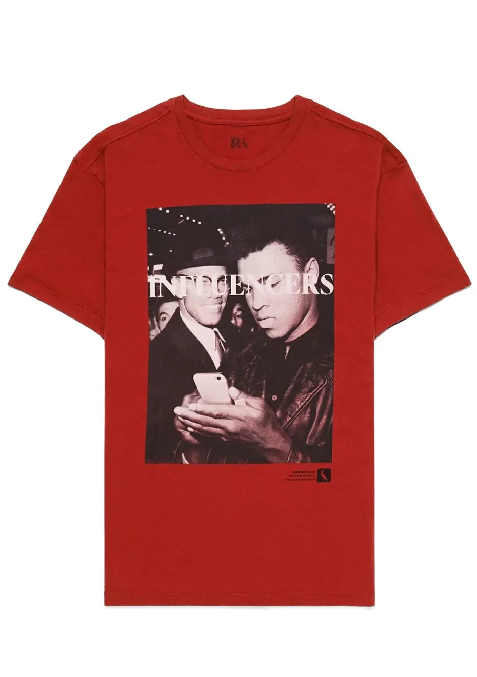 Camiseta Reserva Masculina Influencers Print Bordô