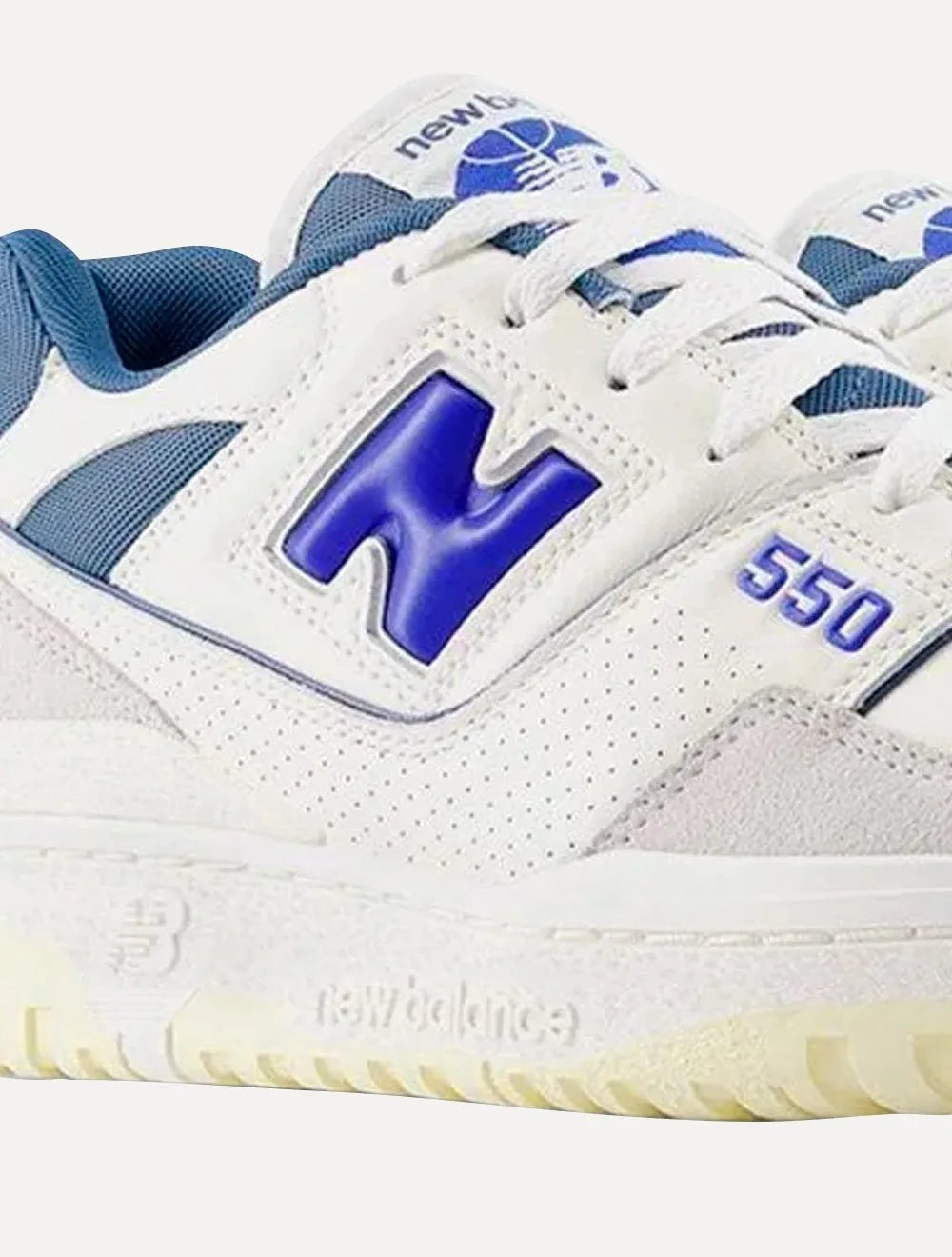 Tênis New Balance Masculino Casual 550 Blue Cáqui Claro