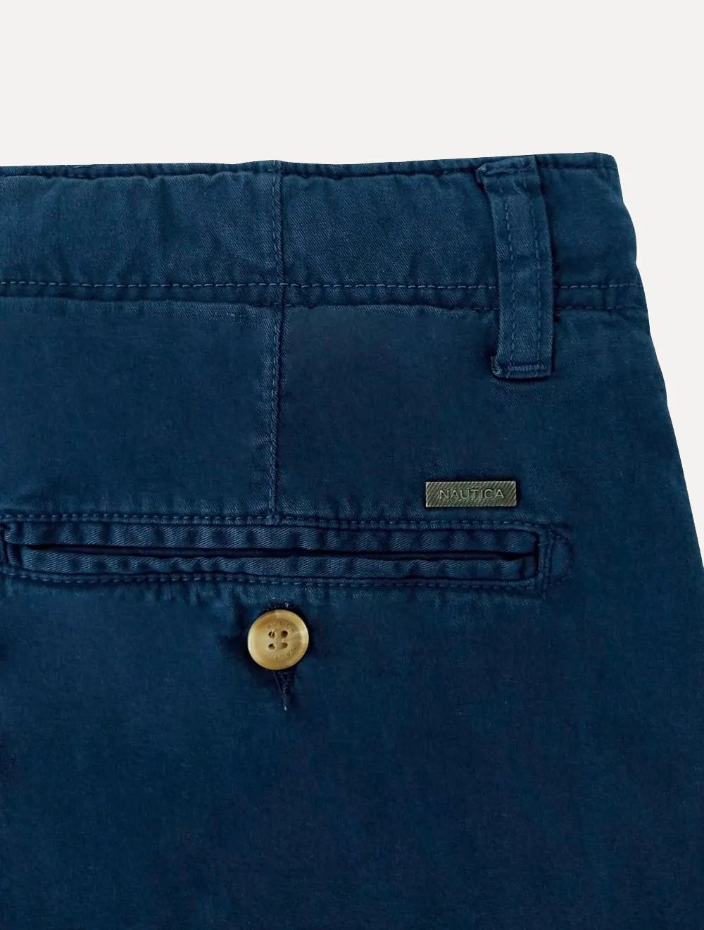Bermuda Nautica Masculina Sarja Azul Marinho