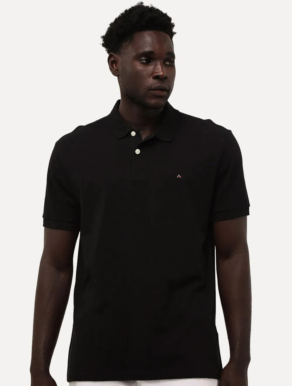 Polo Aramis Masculina Piquet Lisa Light Icon Preta