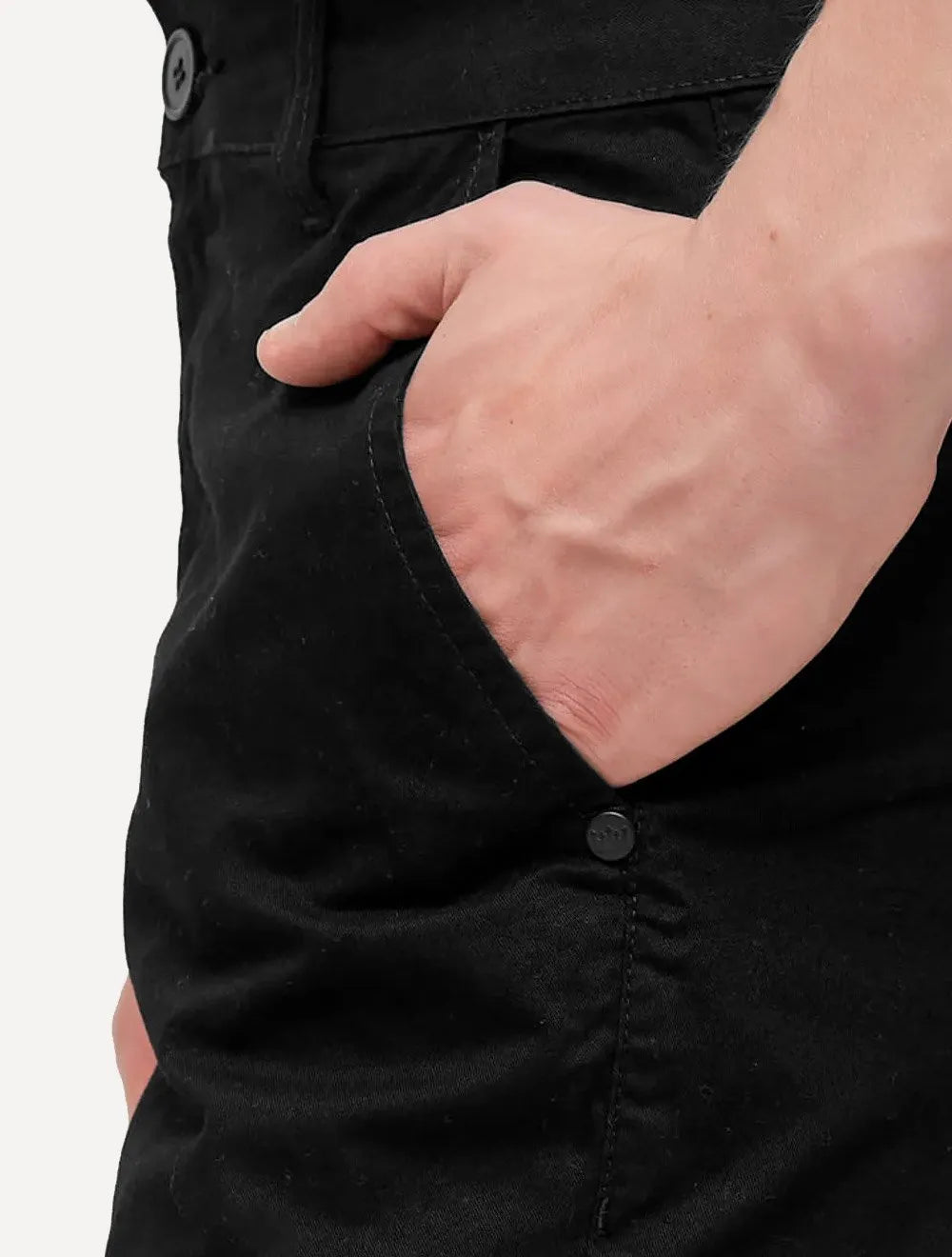 Bermuda Osklen Masculina Sarja Chino Blithe Cotton Preta