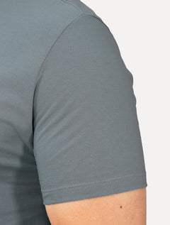 Camiseta Calvin Klein Jeans Masculina Institutional New Logo Azul Médio