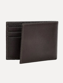 Carteira Aramis Masculina Couro Saffiano Marrom Café