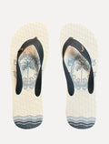 Chinelo Reserva Masculino Trancoso Camafeu Preto/Caqui Claro