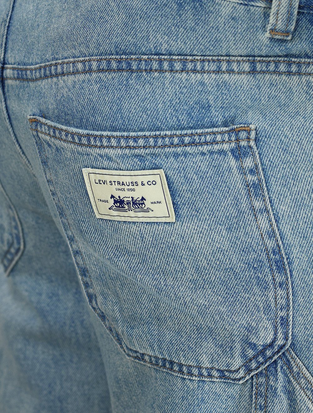 Calça Levis Jeans Feminina 501 Crop Lightweight Azul Claro