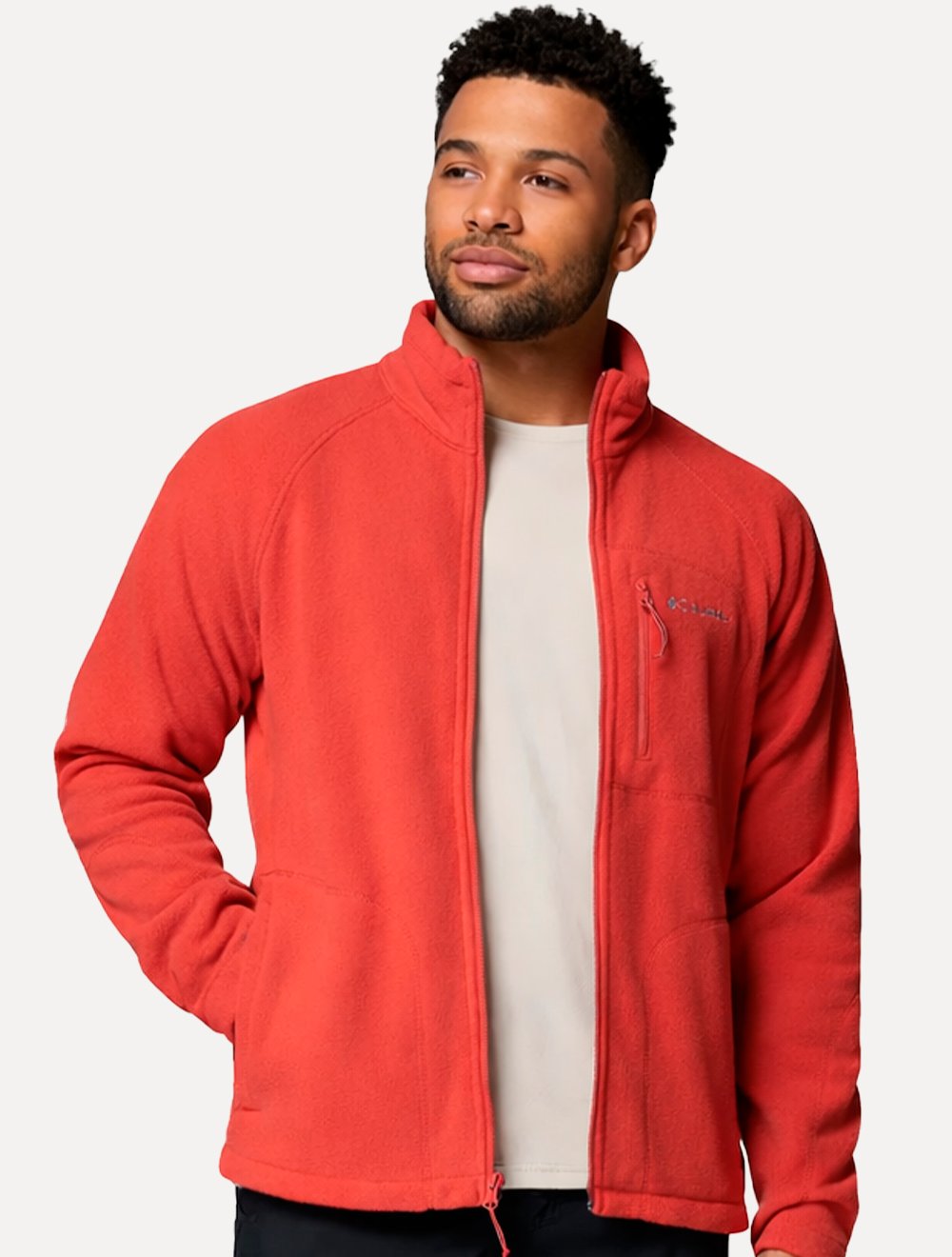 Jaqueta Columbia Fleece Fast Trek II Full Zip Vermelha