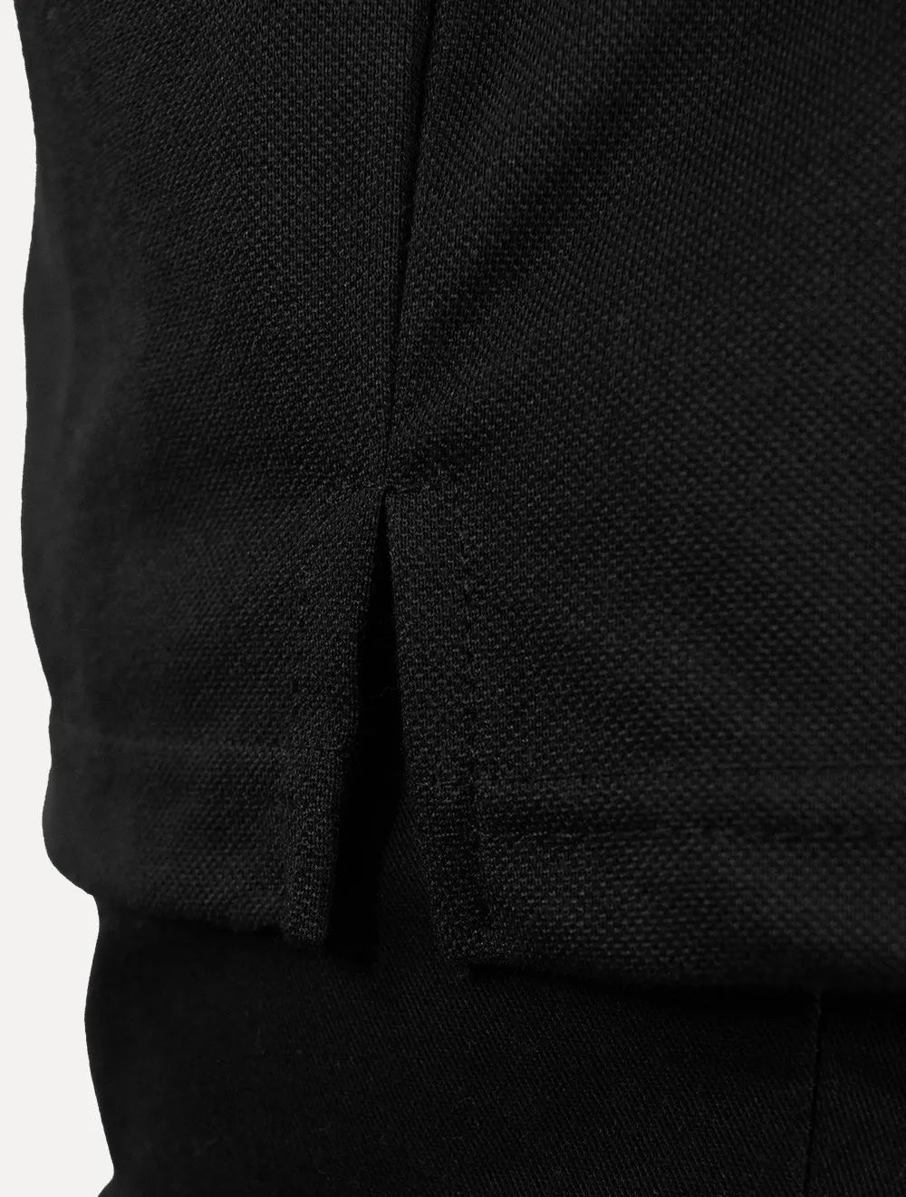 Polo Dixen Masculina Piquet Gola Lisa Preta