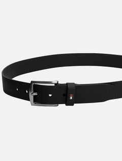 Cinto Tommy Hilfiger Masculino Denton 3.5 Adj Preto