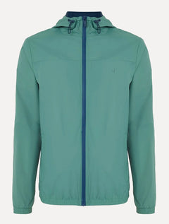 Jaqueta Dudalina Masculina Nylon Hoodie Corta Vento Color Verde Médio