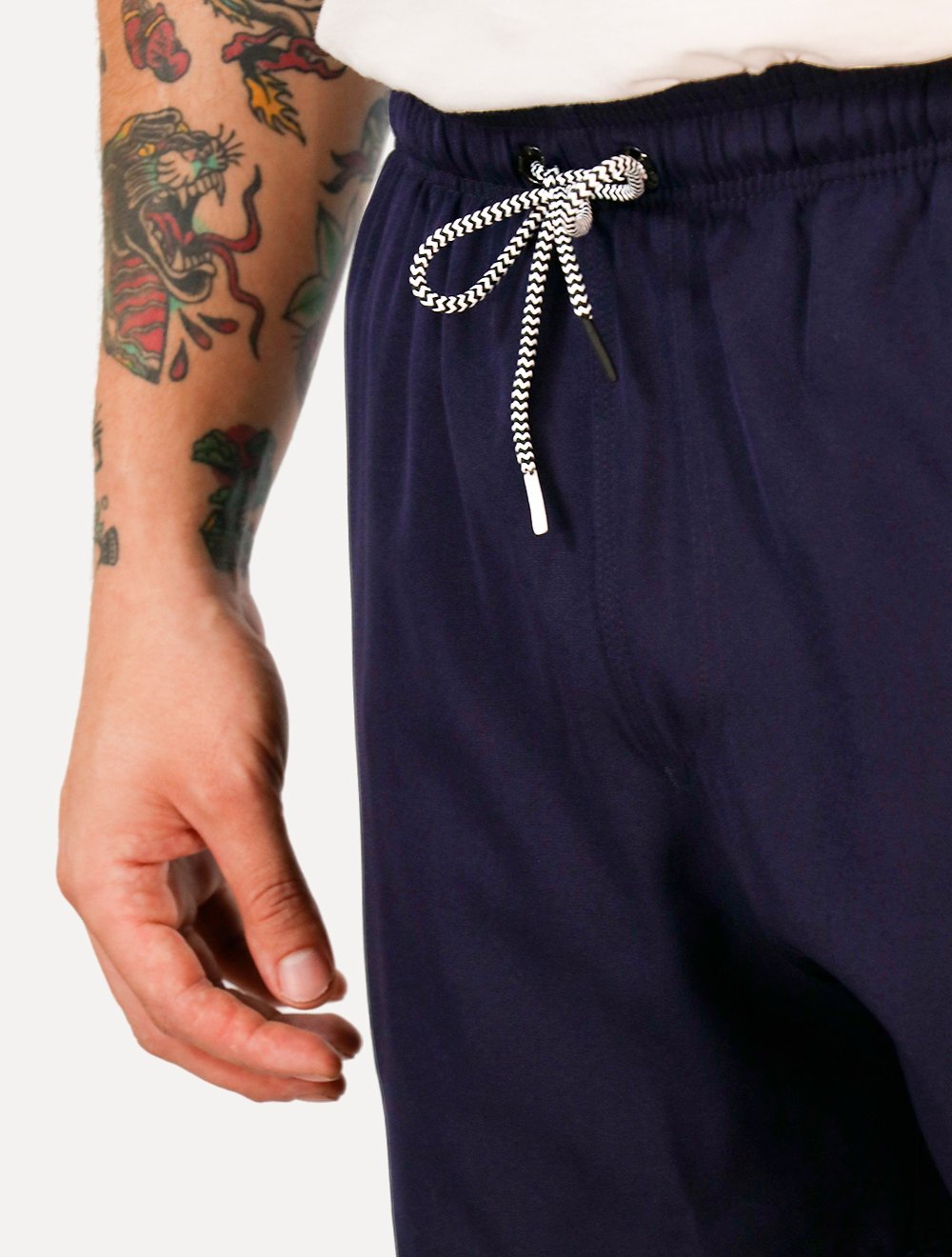 Short Reserva Masculino D'Água Beachwear Liso Basico Lateral Azul Marinho