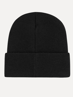 Gorro Armani Exchange Tricô Essential Name Embroidery Preto