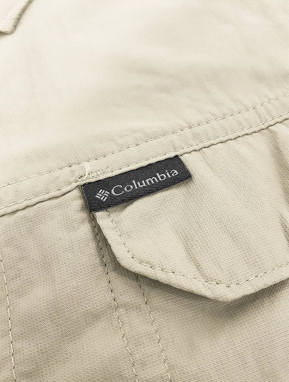 Camisa Columbia Silver Ridge II Fossil Cáqui Claro