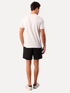 Camiseta Calvin Klein Jeans Masculina Malhão CK Logo Branca