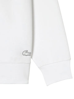 Moletom Lacoste Masculino Crewneck Loose Branded Branco