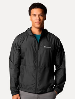 Jaqueta Columbia Masculina Discovery Loop Windbreaker Preta