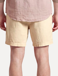 Bermuda Reserva Masculina Casual Cadarço Linho Areia