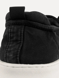 Tênis Nautica Masculino Denim Sailboat Logo Preto