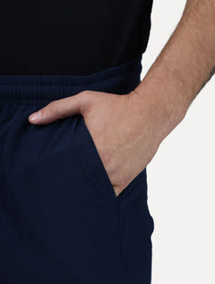 Short Calvin Klein Swimwear Elástico Liso Logo Lateral Azul Marinho